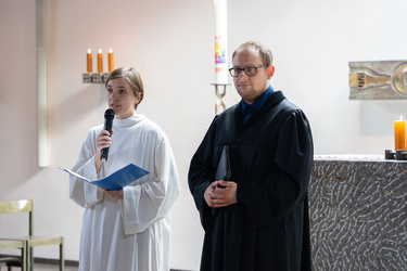 Schwester Maria und Johannes Bindner